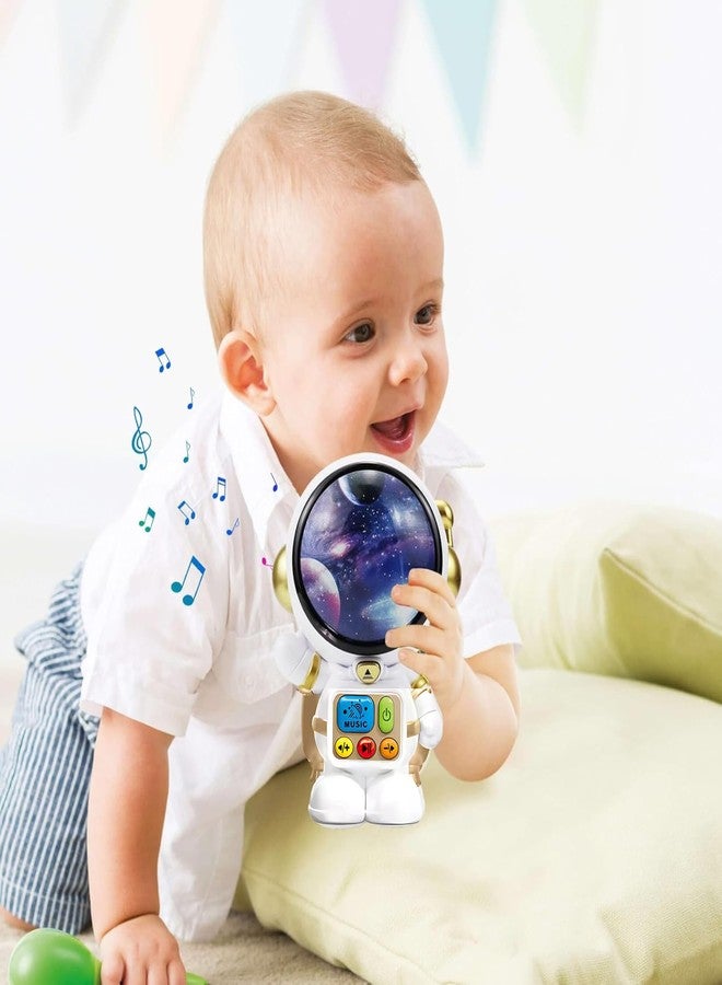 Crackles Astronaut Educational Toy with Light & Sound - 3 Learning Discs: Story, Music & Animals/Fruits - Space-Themed Talking Toy for Kids - Hanging Gift for Boys & Girls (Multicolor) - Image 5